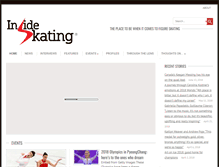 Tablet Screenshot of insideskating.net